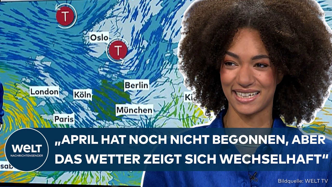 DEUTSCHLAND: Aprilwetter im M&auml;rz! Regen, Schnee und Graupel zum Wochenstart | WELT WETTER