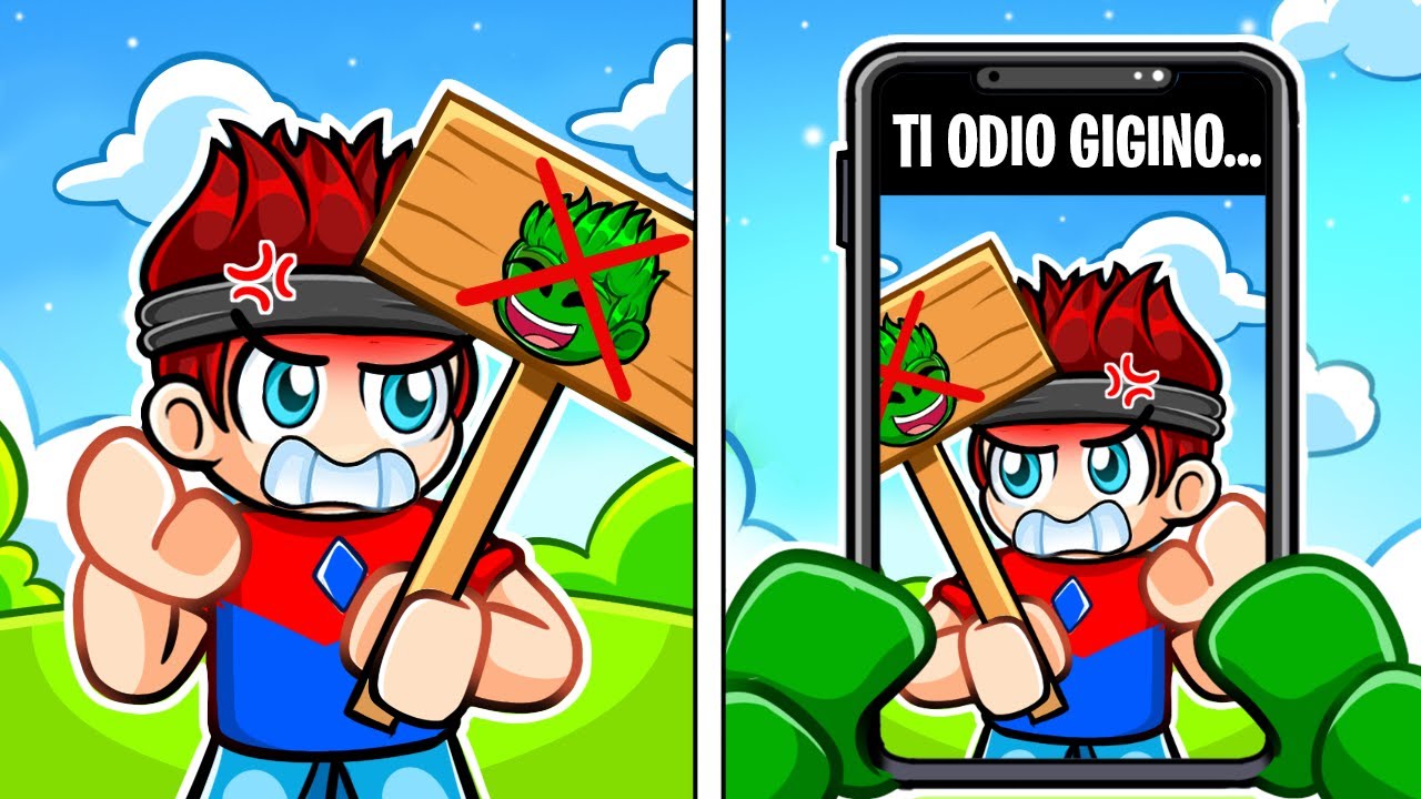 MI FINGO UN HATER DI GIGINO E LO INSULTO su ROBLOX SNAPCHAT!