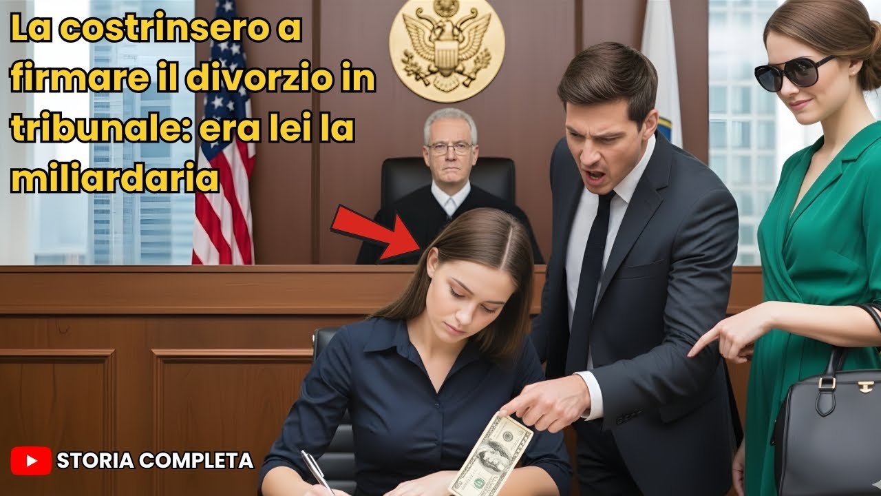 La costrinsero a firmare il divorzio in tribunale: era lei la miliardaria