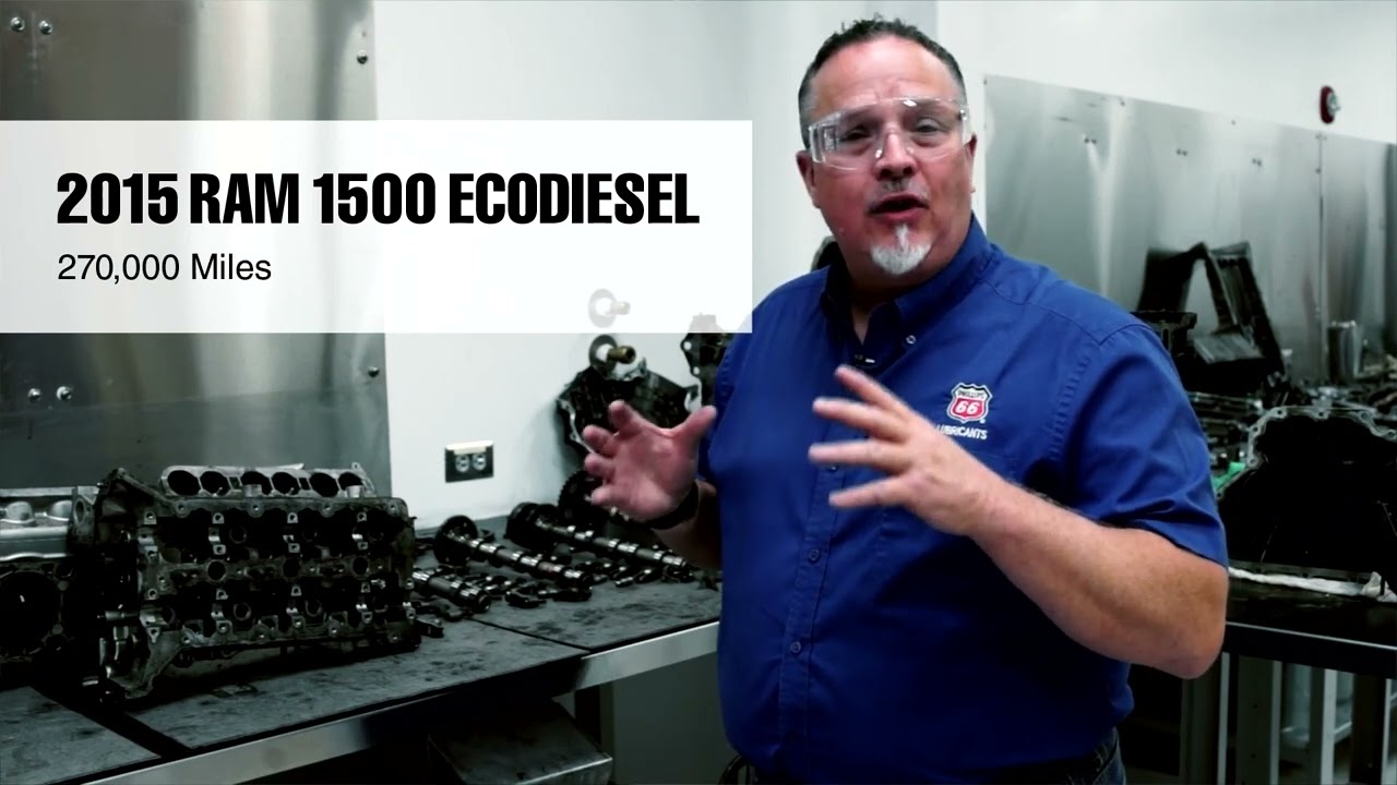 Phillips 66 Engine Teardown | 2015 Ram 1500 EcoDiesel with Guardol XT Full Synthetic 5W-40
