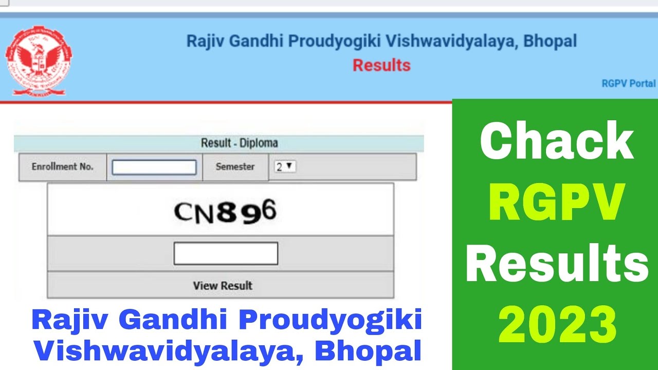 RGPV University Chack Result | Diploma Engineering semesters Result declared, Polytechnic Diploma