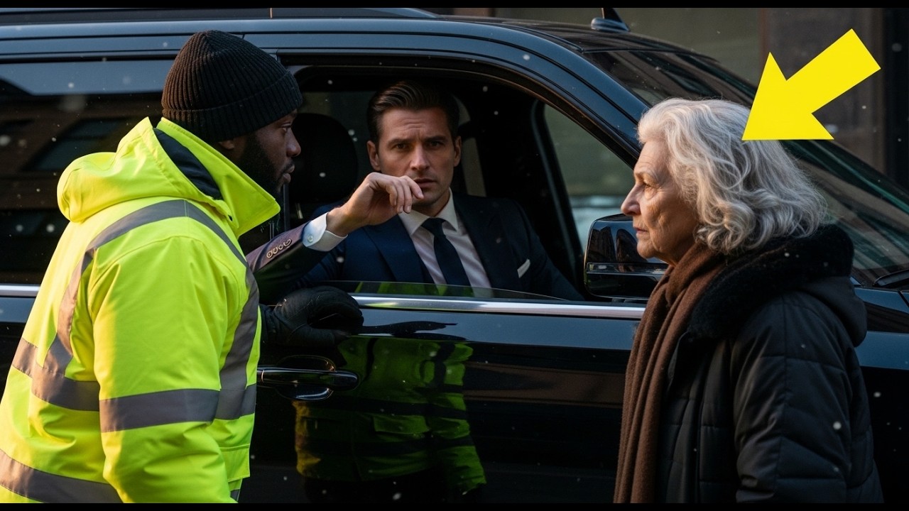 Black Garbage Man help Disabled Old Woman, Has No Idea Whose Mother He's Approaching