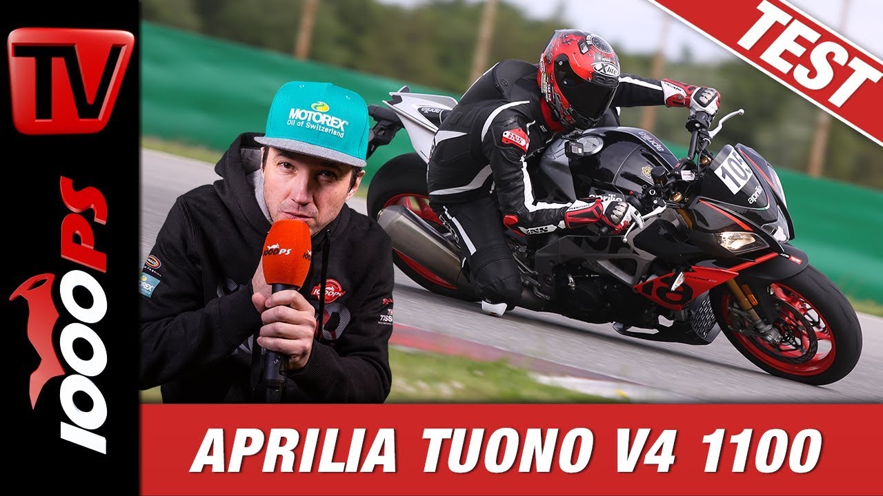Aprilia Tuono V4 1100 Factory Test Rennstrecke - Fahrfreude pur!