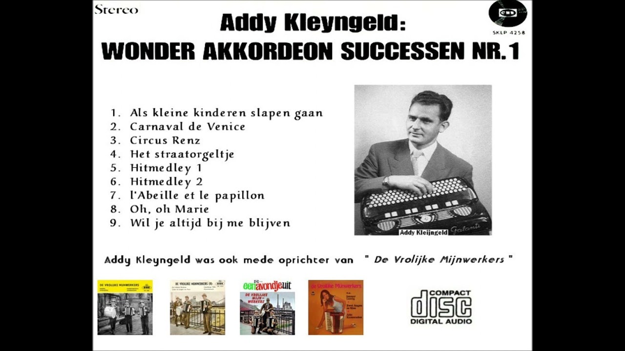 Addy Kleyngeld Wonder Akkordeon Successen nr. 1.