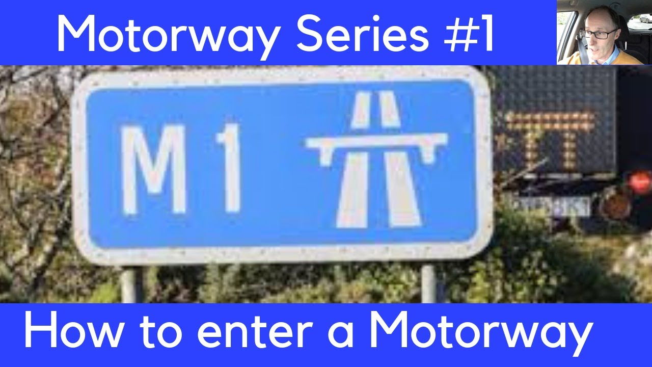 How to enter a Motorway | Enter via a slip road | Acceleration lane |  Series part 1