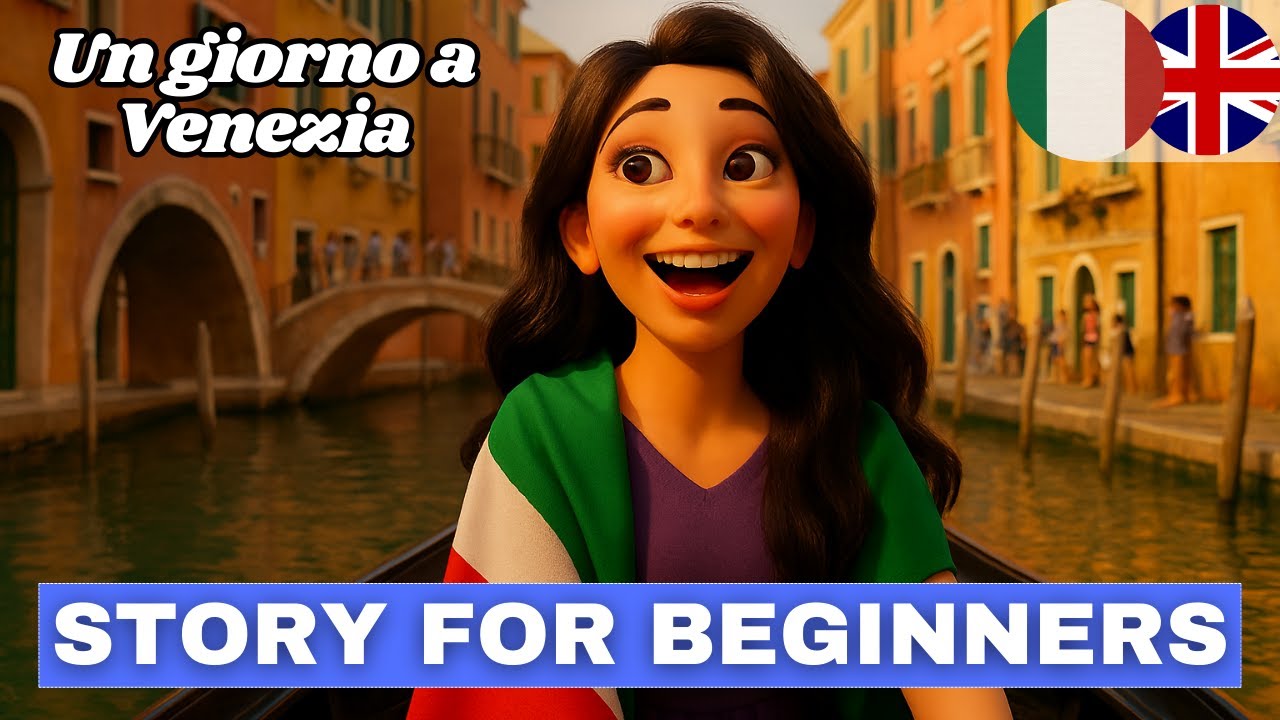 Let's Learn Italian with Simple Story for beginners (A Day in Venice)