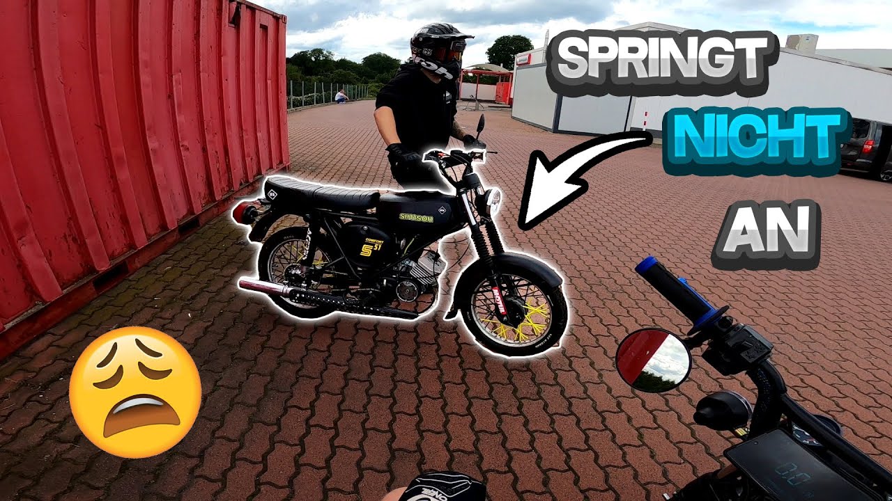 SIMSON S51 OKF 🤣 | Seine KARRE springt NICHT an 🤔 | Motovlog #60