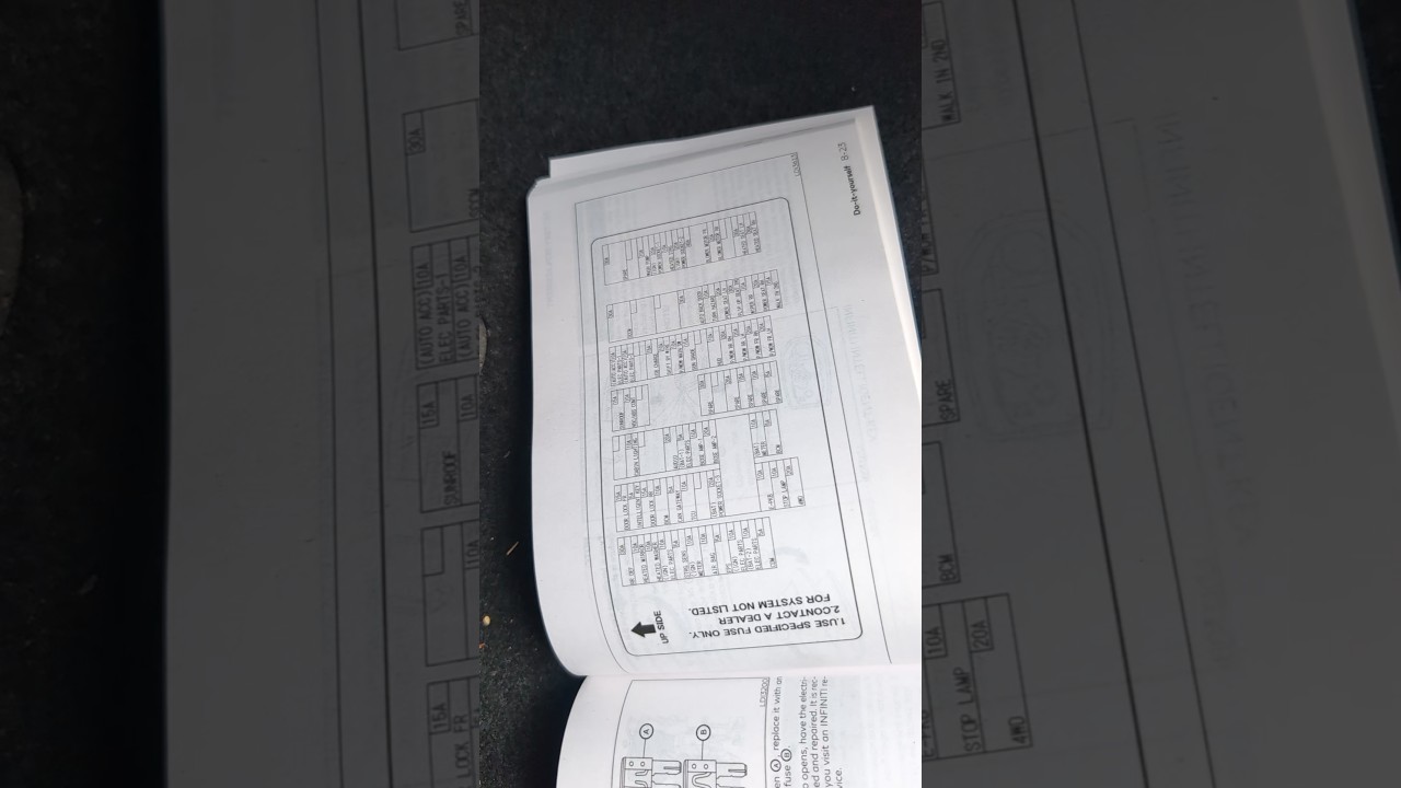 2024 infinity qx60 fuse box diagram