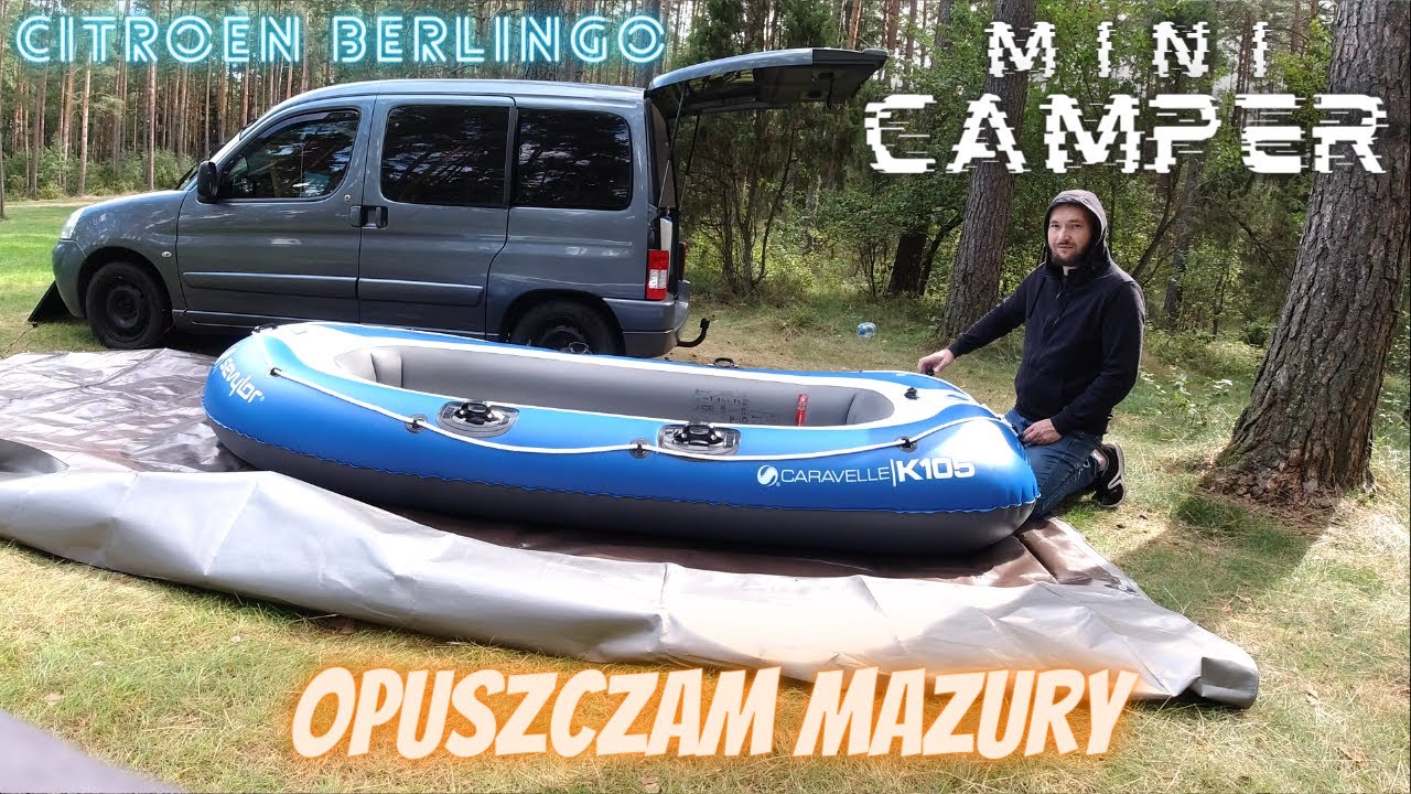 #50 Mini Camper Citroen Berlingo 🌳🚐🌲 Samochód kempingowy na każdą kieszeń  Vlog 4K 😀