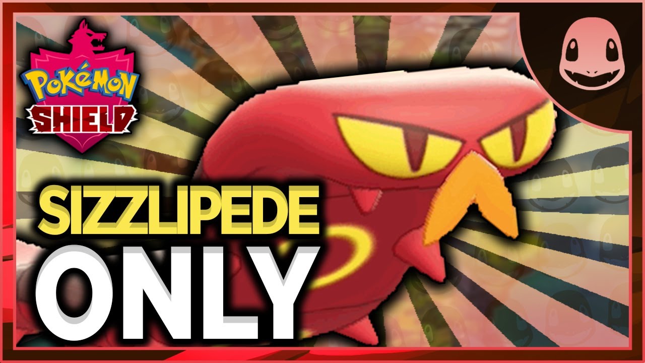 Can I Beat Pokemon Shield With Only Sizzlipede?? (NO ITEMS IN BATTLE)