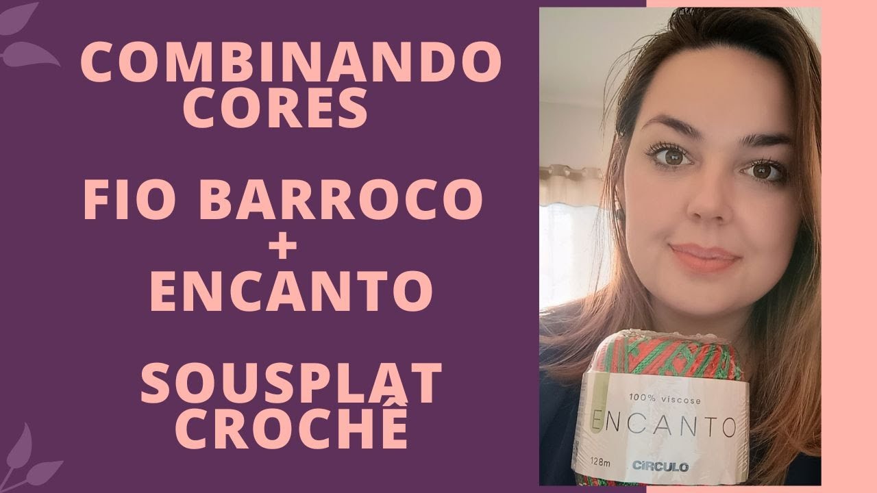 Combina&ccedil;&otilde;es de Fio Barroco + Encanto para Sousplats em croch&ecirc; , 7 Combina&ccedil;&otilde;es Lindas!!!