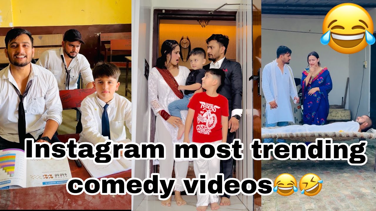 INSTAGRAM MOST TRENDING COMEDY REELS 😂🤣 /kamil_a1s /suhail_a1s /its_razika/abaan__akhtar 