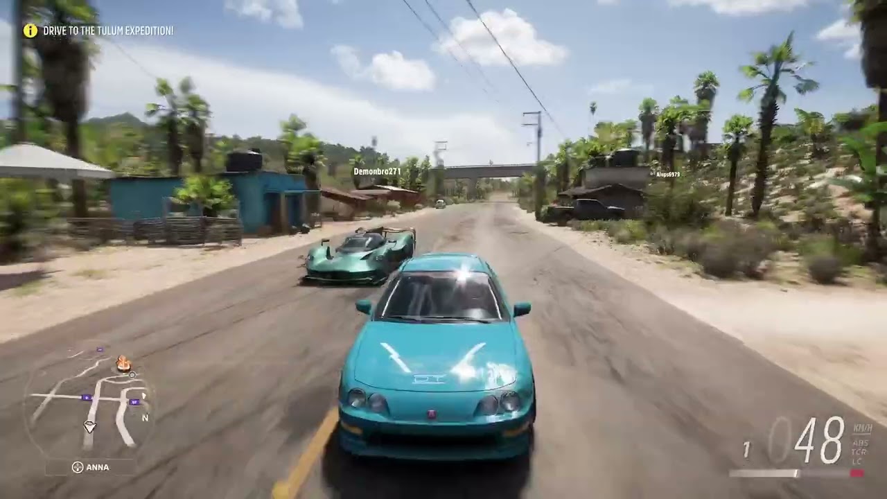 Playing Forza Horizon 5
