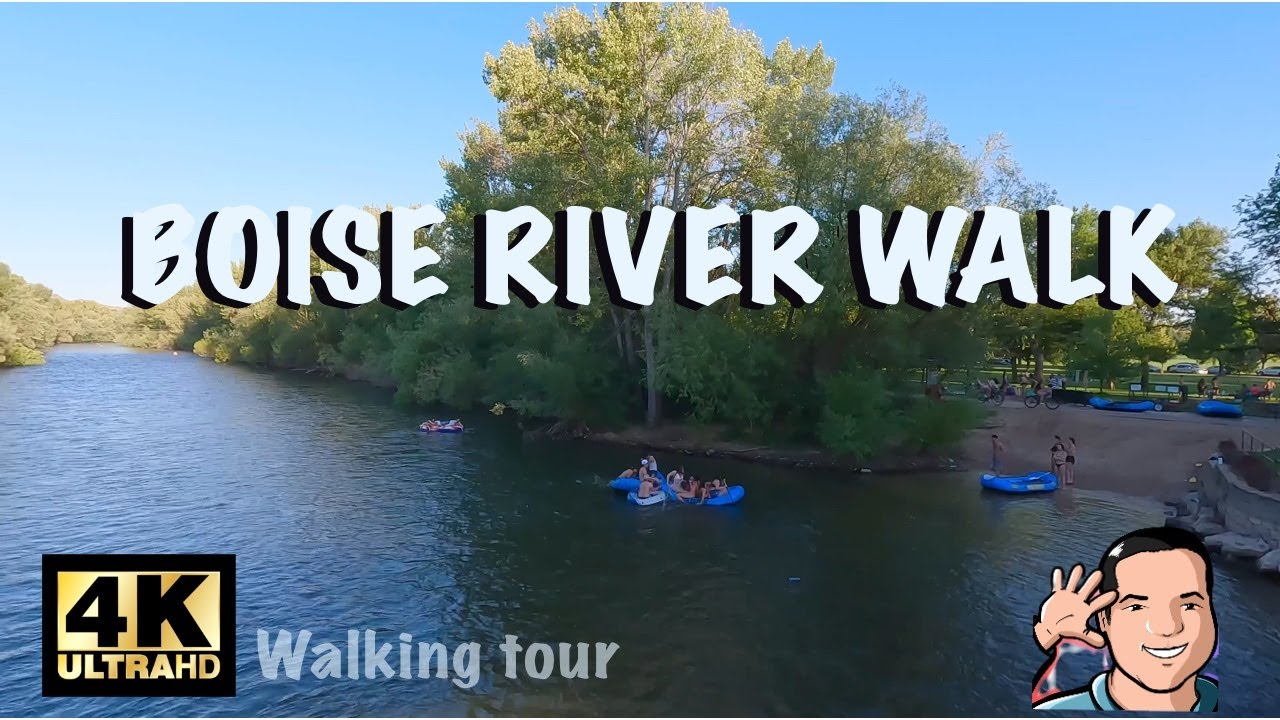 Boise River Walk || [4K] Walking Tour || Boise, Idaho || GoPro ||