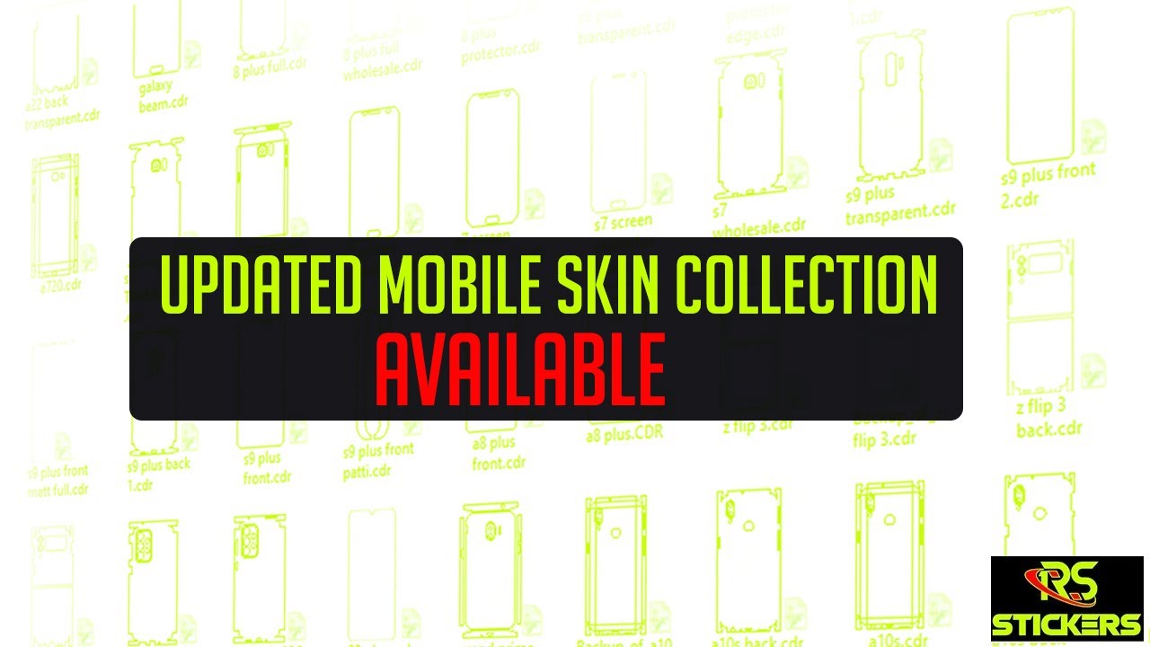 Mobile Skin - Updated Collection | RS STICKERS