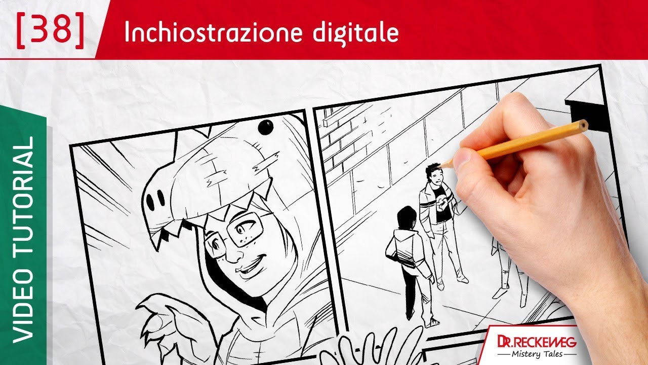 Inchiostrare una tavola - Come creare un fumetto