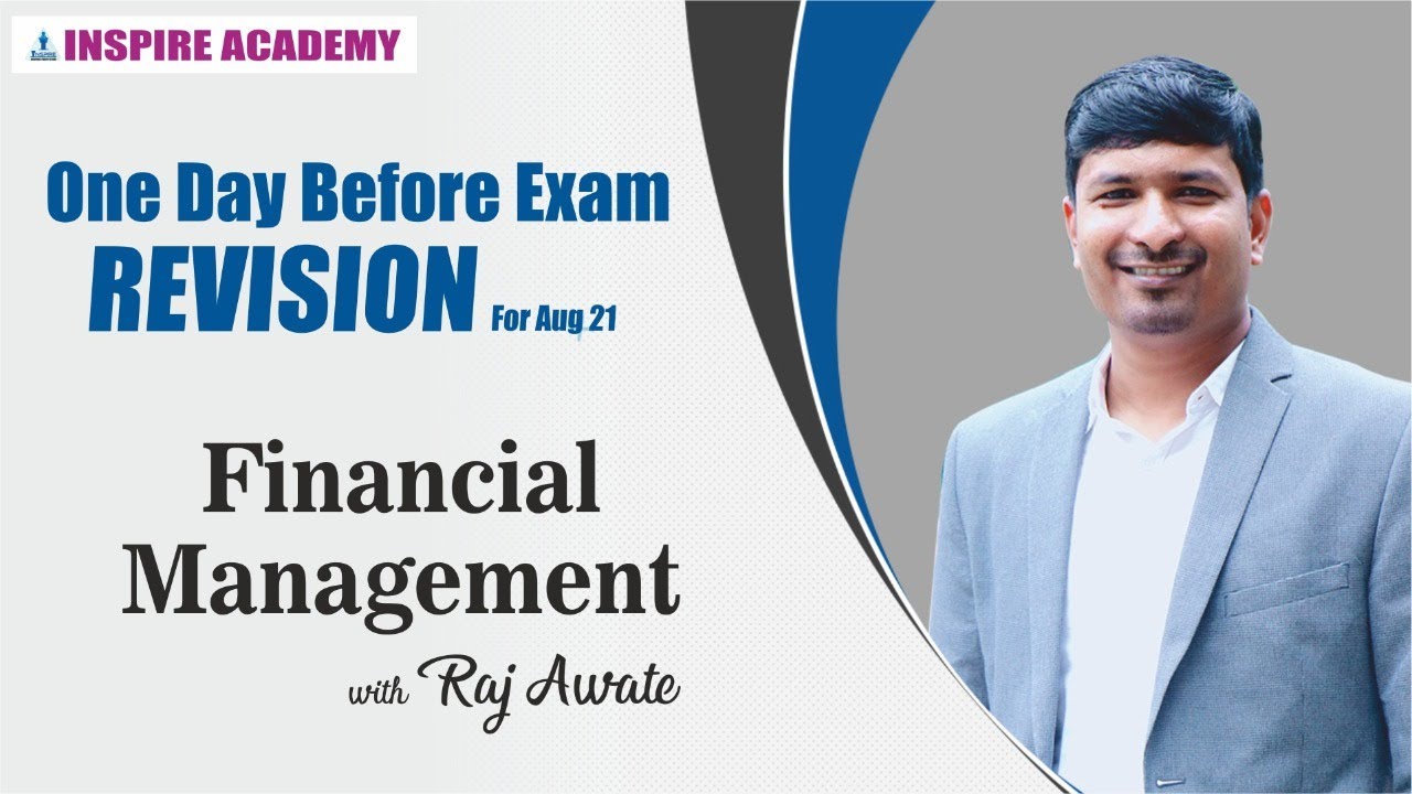 FM revision I one day before exam revision by Raj awate