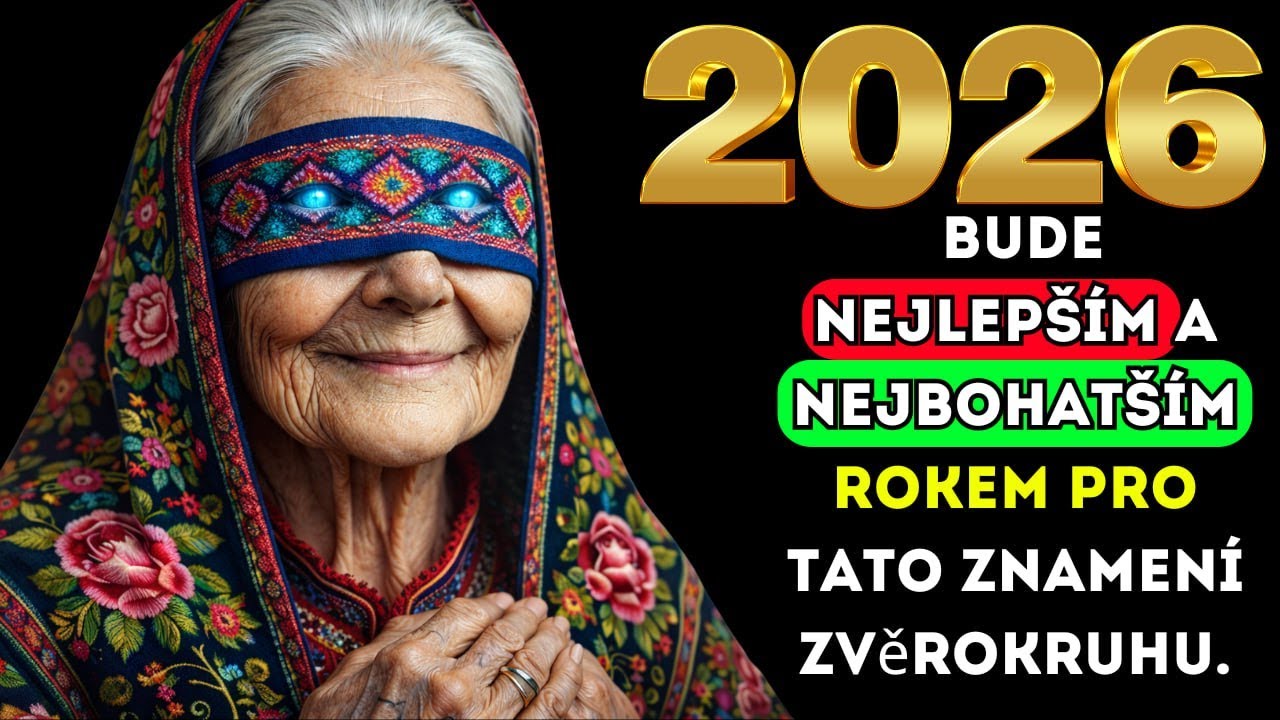 Baba Vanga předpověděla: rok 2026 bude nejlepším a nejbohatším rokem pro tato znamení zvěrokruhu.