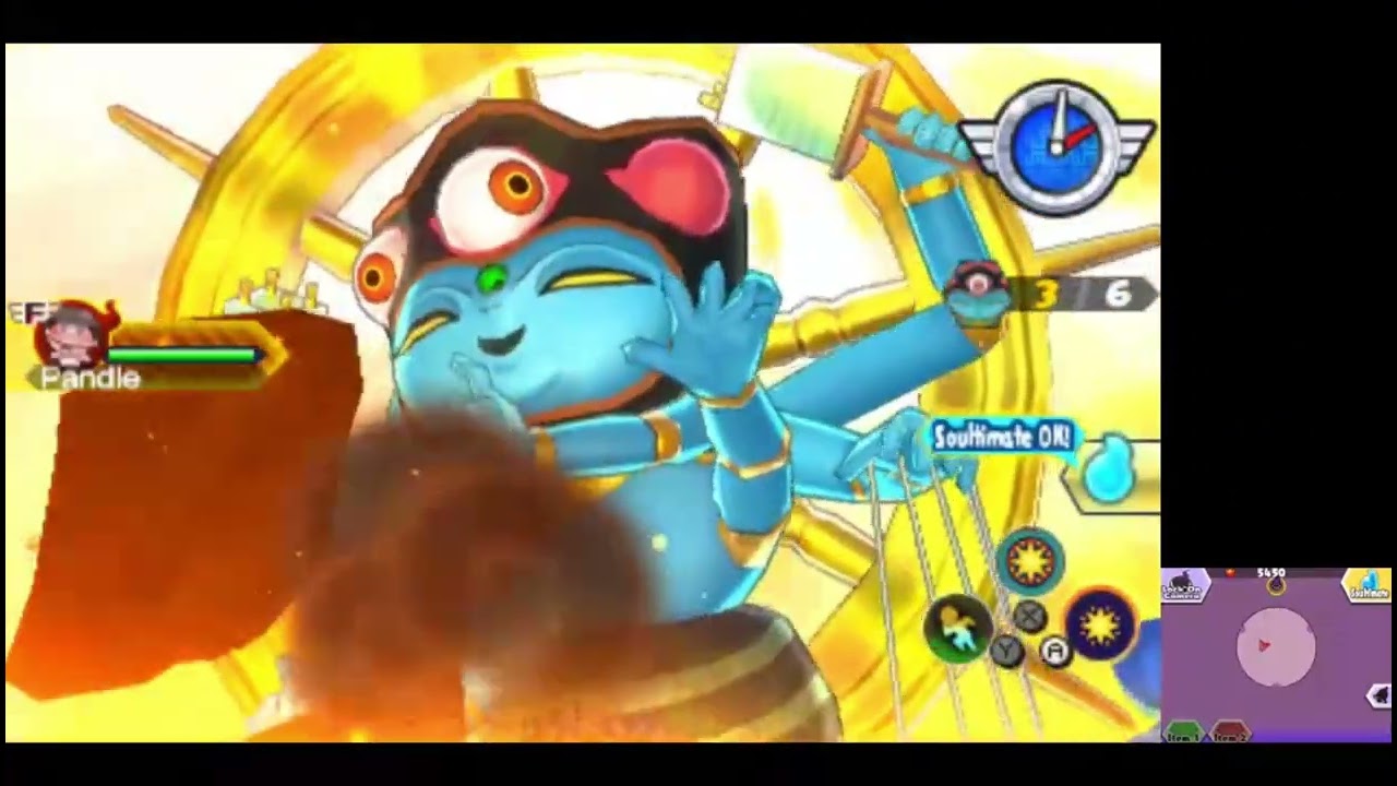 Yo-Kai Watch Blasters Solo Pandle VS KAT KRAYDEL CHALLENGE No Damage!