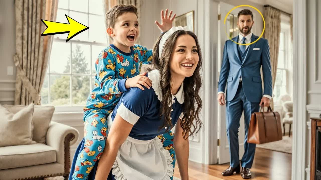 📌IL FIGLIO AUTISTICO DEL MILIARDARIO NON PARLAVA CON NESSUNO… MA LA NUOVA COLF LO CAMBIÒ!