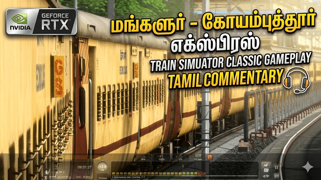 Coastal Vibes & Mountain Curves: Mangalore to Coimbatore [HD 60FPS] | Train Simulator Classic Game
