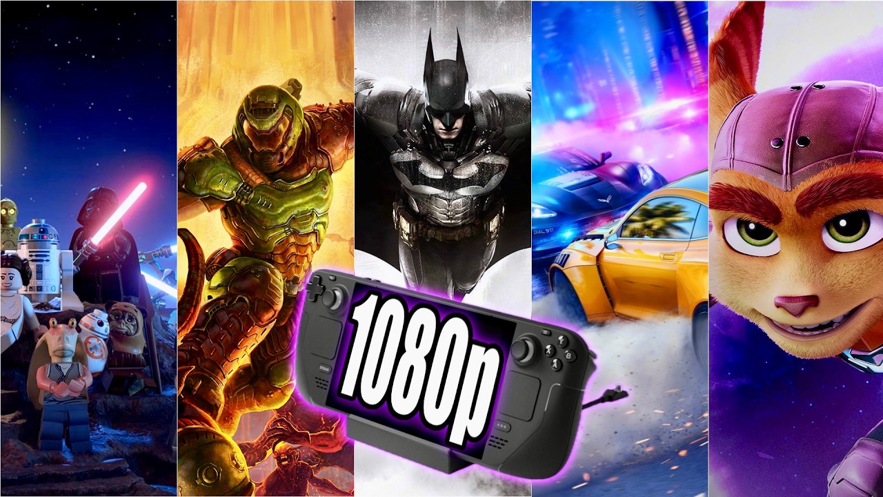 Popular Steam Deck Games Tested at 1080p | Doom Eternal, Uncharted 4 and more