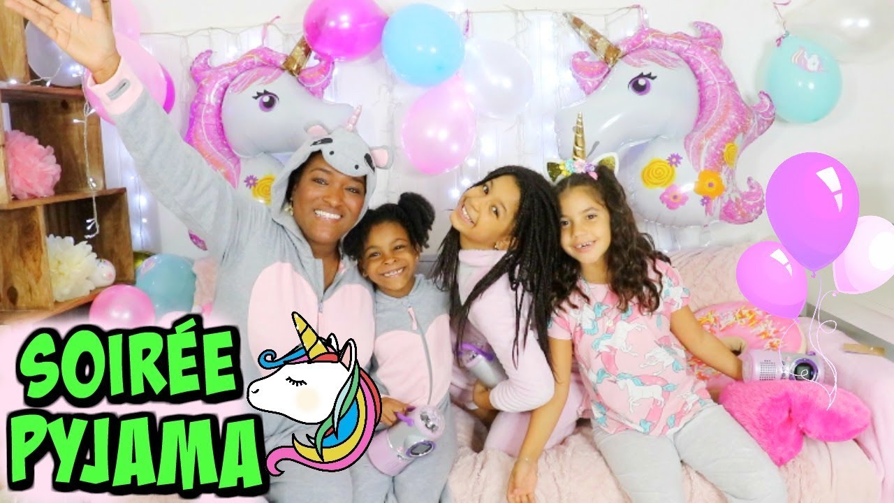 SOIREE PYJAMA LICORNE ENTRE FILLES avec Médina et Kim !AMBIANCE DE FOLIE!