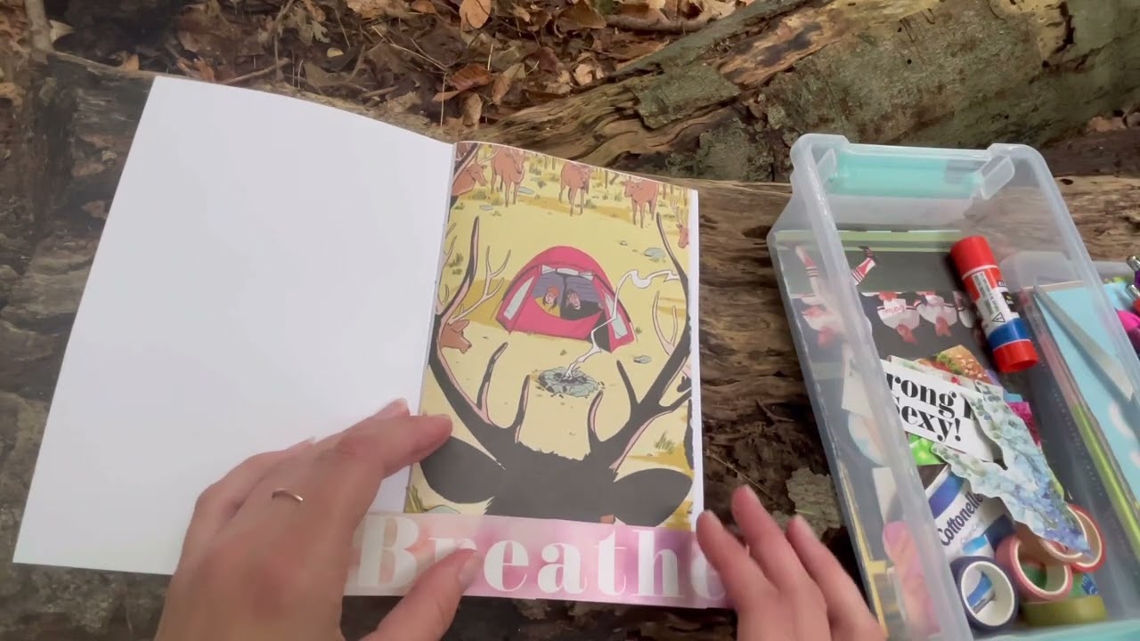 Travelers Glue Book | Crafting On The Go