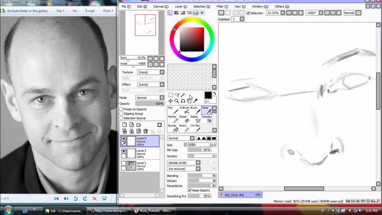 How to Start a Drawing ( part 2 )