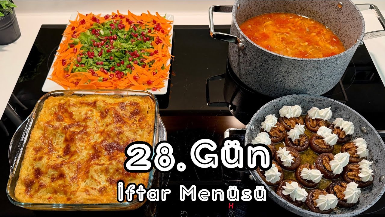 İFTARA NE PİŞİRSEM DERDİNE SON!1 Saate Hazır 30 Günlük Ramazan İftar Menüsü|28. GÜN Çiçekintarifleri
