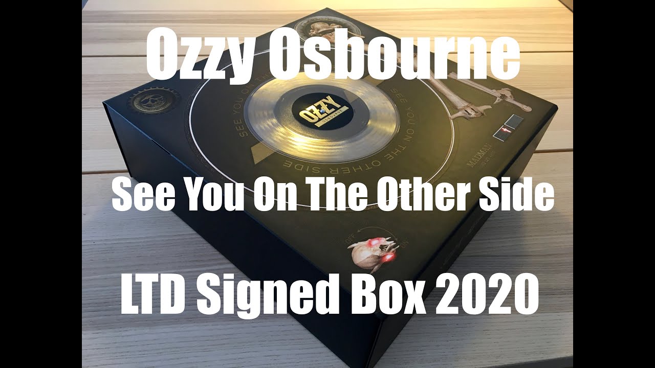 Ozzy Osbourne - See You On The Other Side 2020 LTD SIGNED BOX unboxing en castellano / español