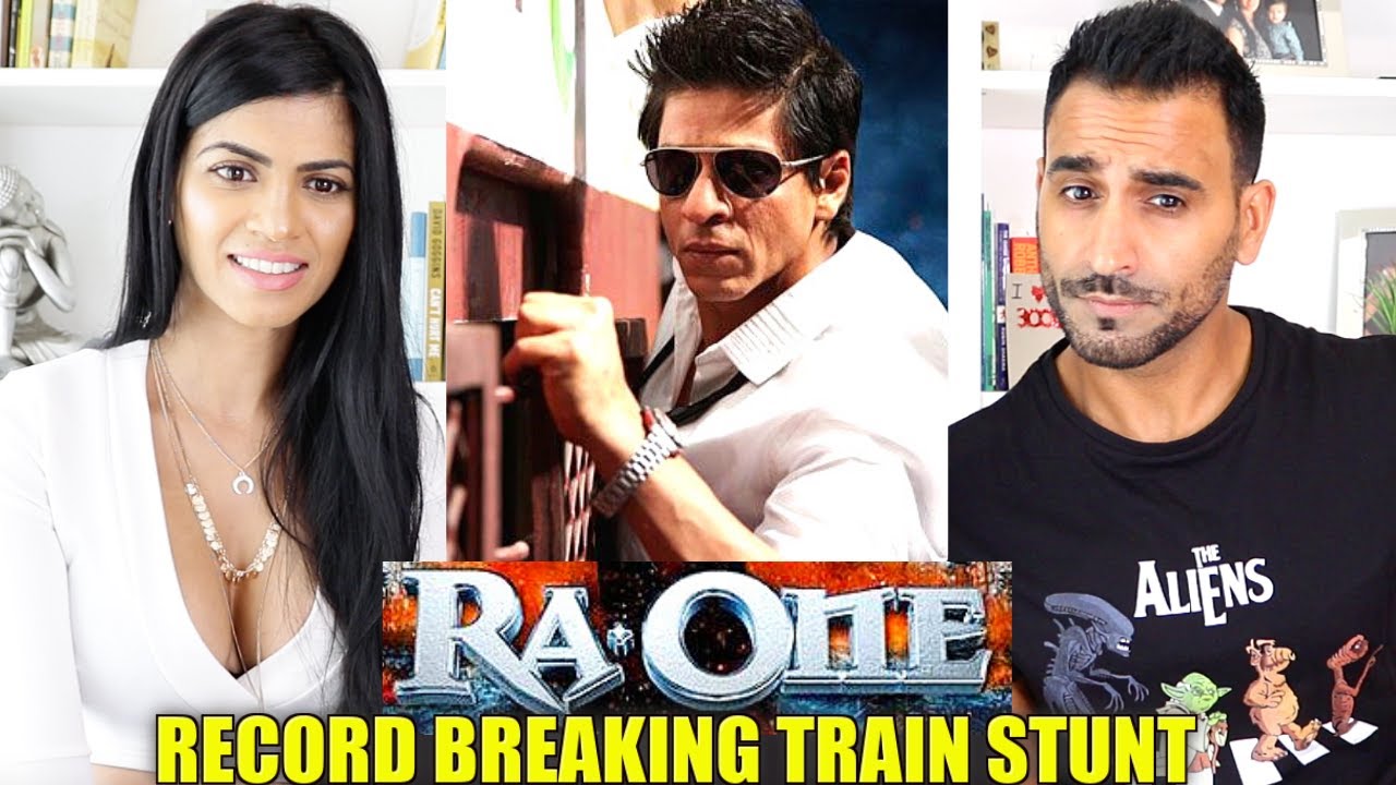 RA.ONE - Record Breaking Train Stunt REACTION!!!
