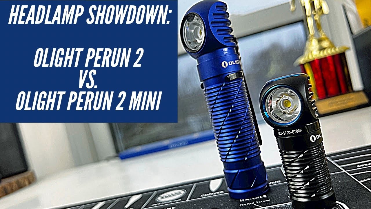 Olight Headlamp Comparison: Perun 2 VS. Perun 2 Mini - 1,100 or 2,500 Lumens?