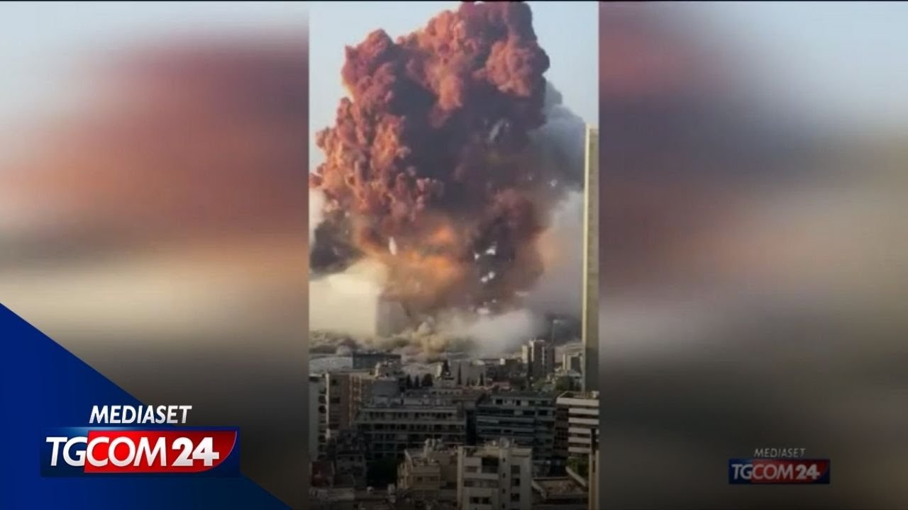 Libano, due potenti esplosioni devastano il porto di Beirut