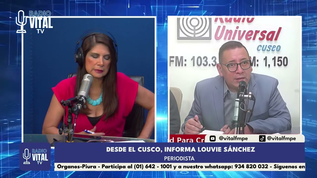 VITAL NOTICIAS - Invitado: Louvie Sánchez - Periodista del Cusco