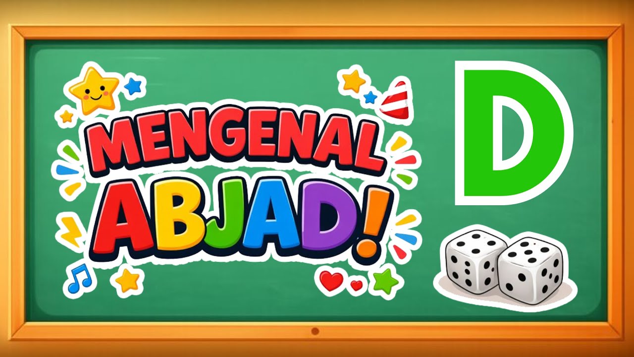 Yuk belajar ABJAD dengan MUDAH | Huruf D