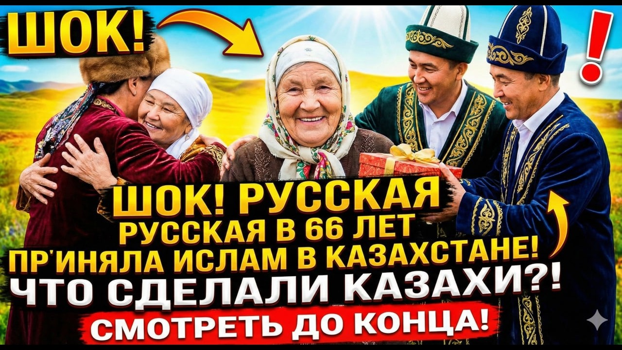 Русская женщина в 65 лет приняла ислам ради сына и уехала в Казахстан