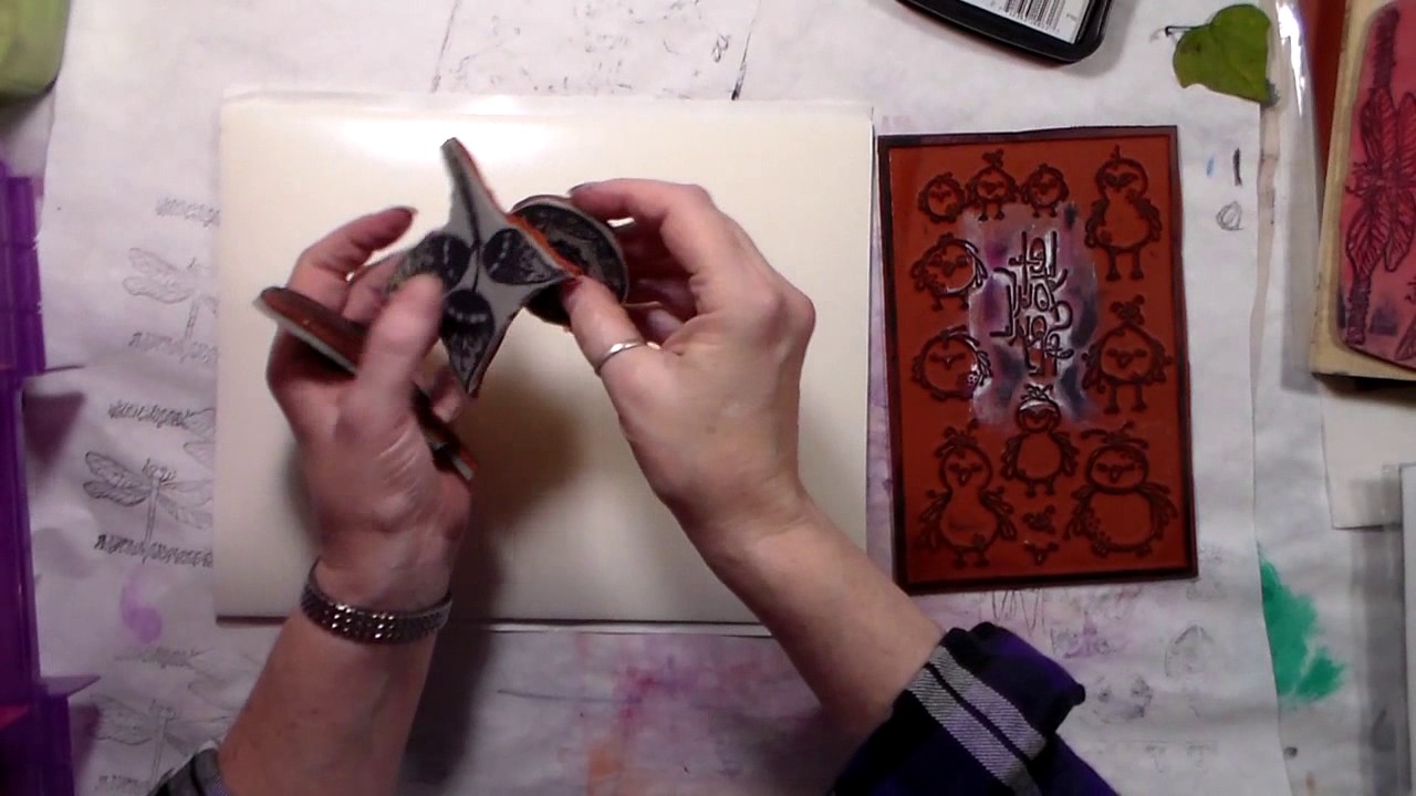 Making Rubber Stamps into Cling Stamps