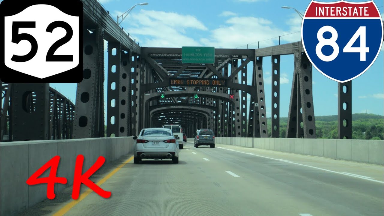 ⁴ᴷ Newburgh-Beacon Bridge westbound [4K VIDEO]