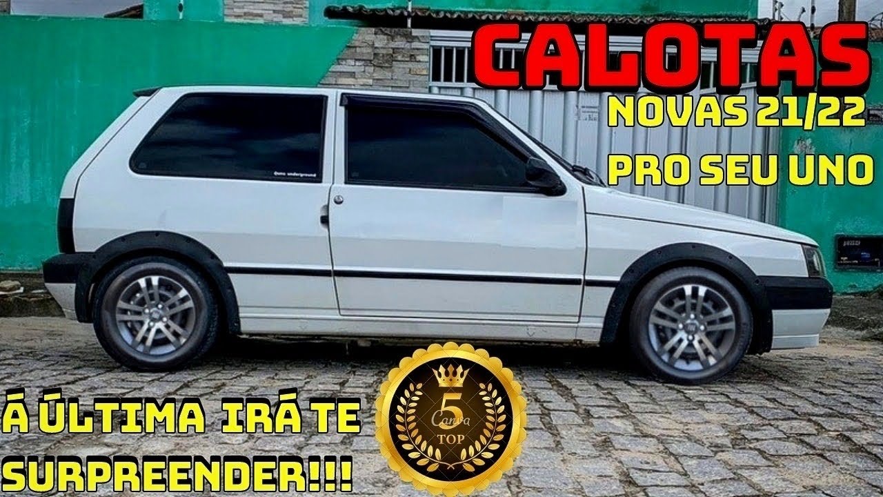 AS NOVAS CALOTAS MAIS TOPS PRA COLOCAR NO SEU FIAT UNO