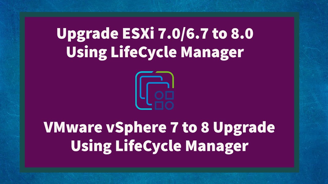 Обновление ESXi 7.0 до 8 Lifecycle Manager | Обновление ESXi 7 до 8 | Обновление vSphere 7 до 8 |...