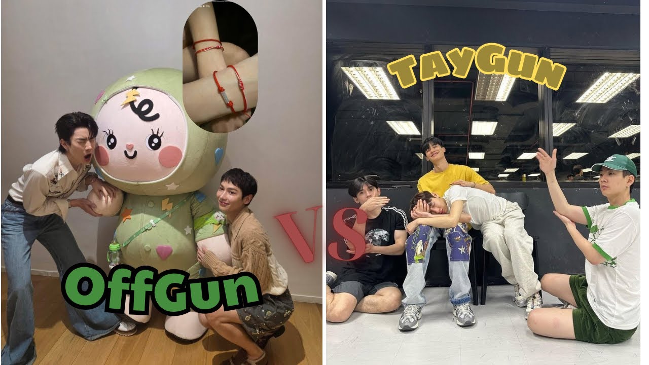 [ OffGun 🆚 TayGun ] Dù là pí Off hay pí Tay thì đều rất nanak náaaa😘😻😻 #offgun #taygun#gmmtv#couple 