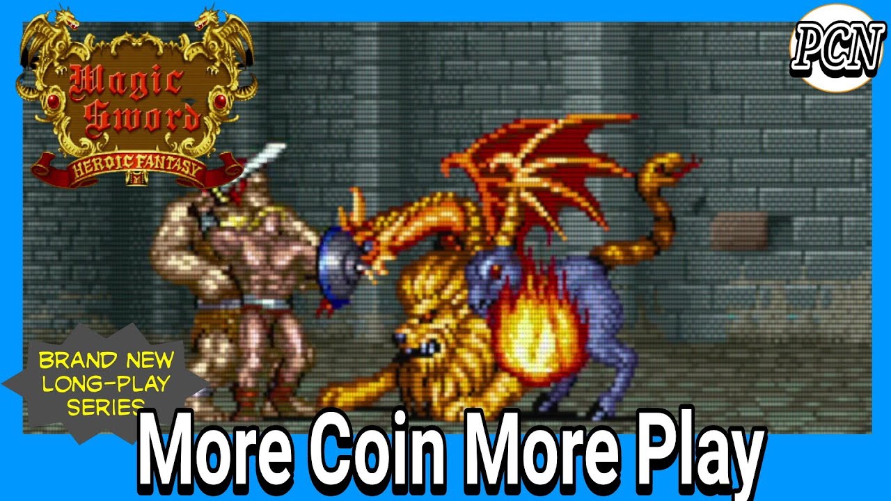 Magic Sword: Heroic Fantasy - Arcade Game  Longplay - More Coin More Play #MCMP #CPS1