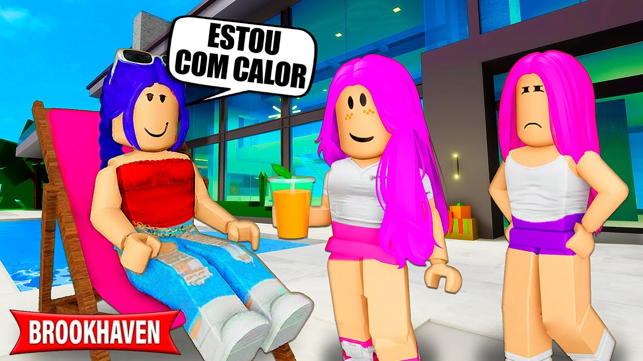 A AMIGA DA MINHA IRMÃ É MUITO FOLGADA | Historinhas Brookhaven RP | Roblox