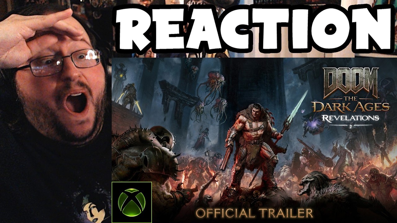 РЕАКЦИЯ Gor на &laquo;DOOM: The Dark Ages: Revelations DLC Official Trailer&raquo; (ЭТОТ ЧУВАК С КОПЬЁМ!!!!)