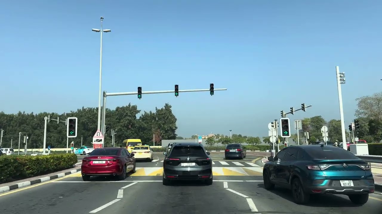 Al Barsha to Knowledge Village 🇦🇪 | Dubai Student Area Drive | 4K 60FPS 24 February 2026