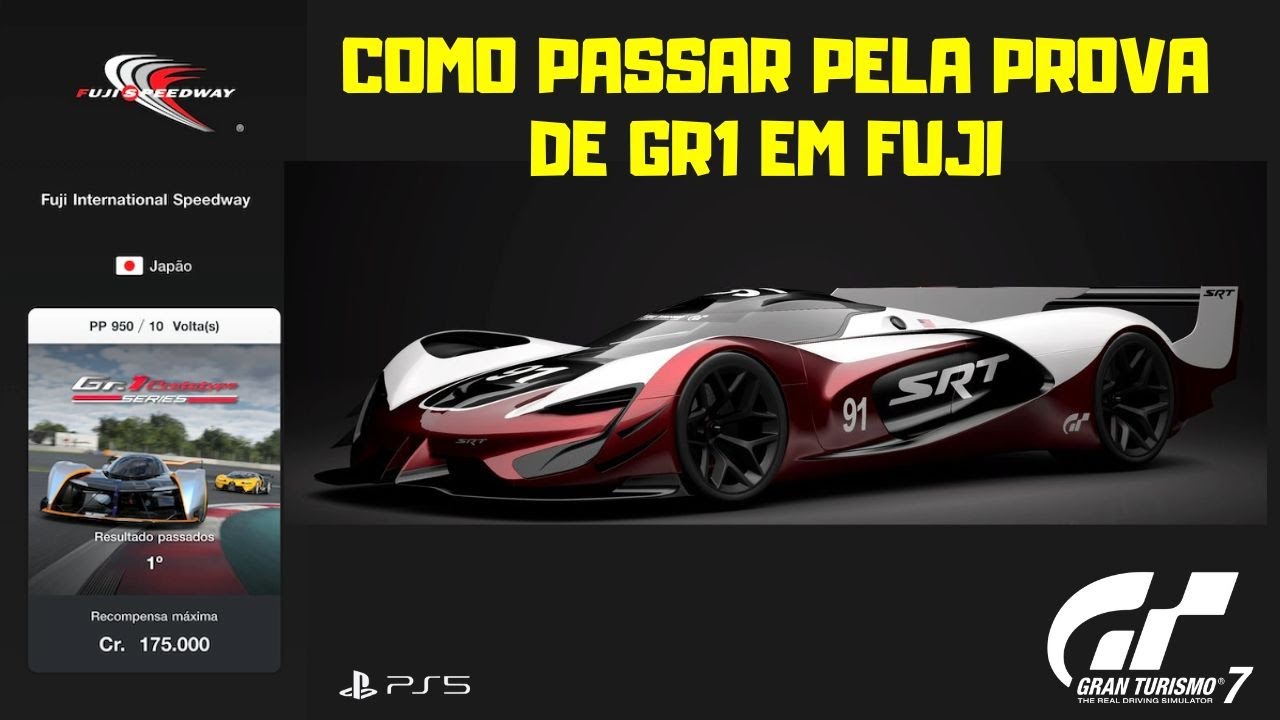 Como vencer a prova Gr1 Prototipo de Fuji no Gran Turismo 7 #ps5 #gt7 #gameplay #racing
