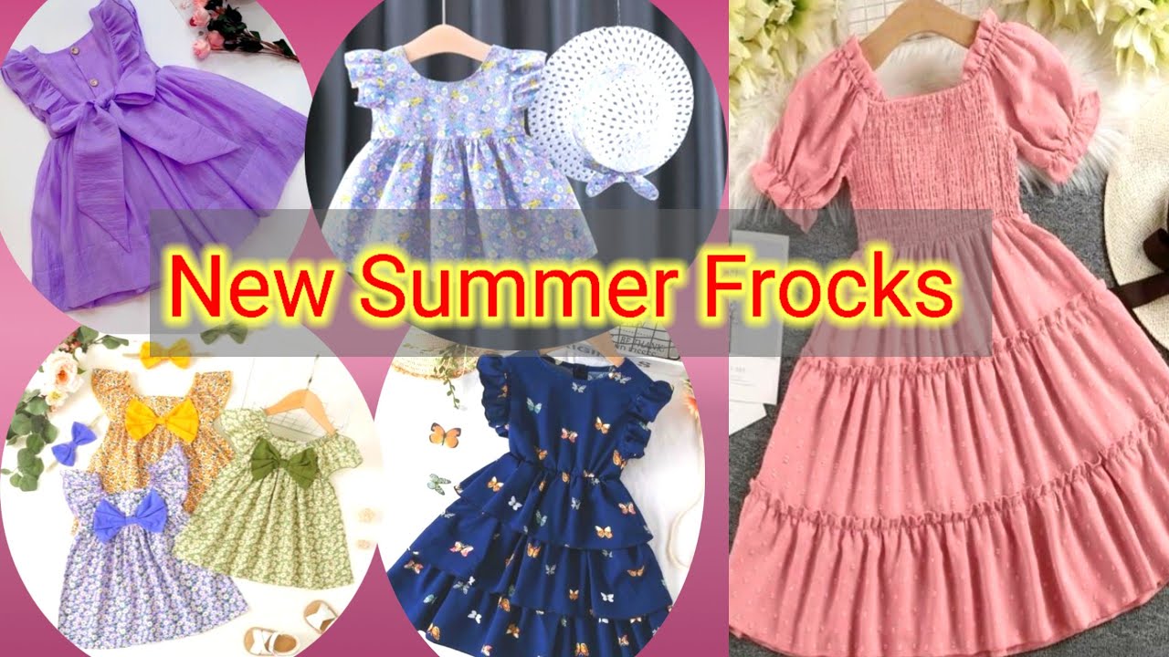 Kids summer frocks designs 2024/Baby girls frocks designs 2024/By ChandBe