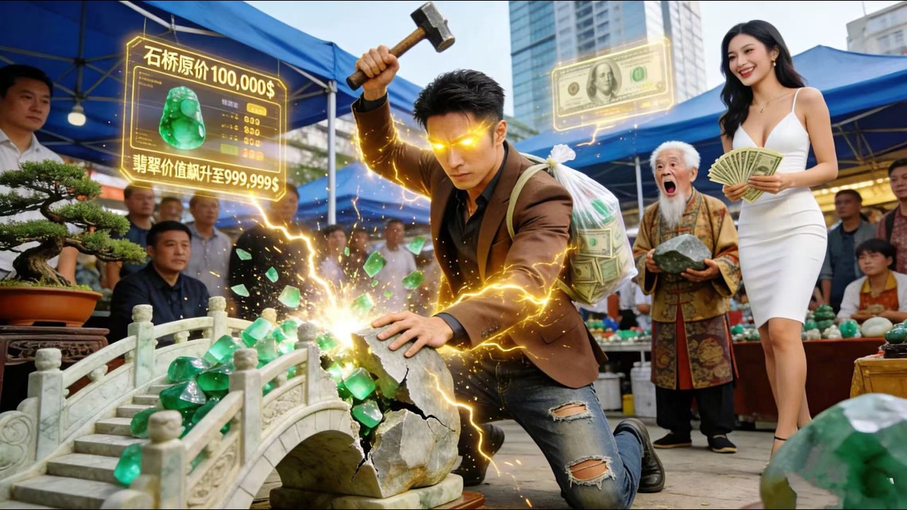 Beggar spends $100K on trash, smashes it—finds a treasure worth billions inside!