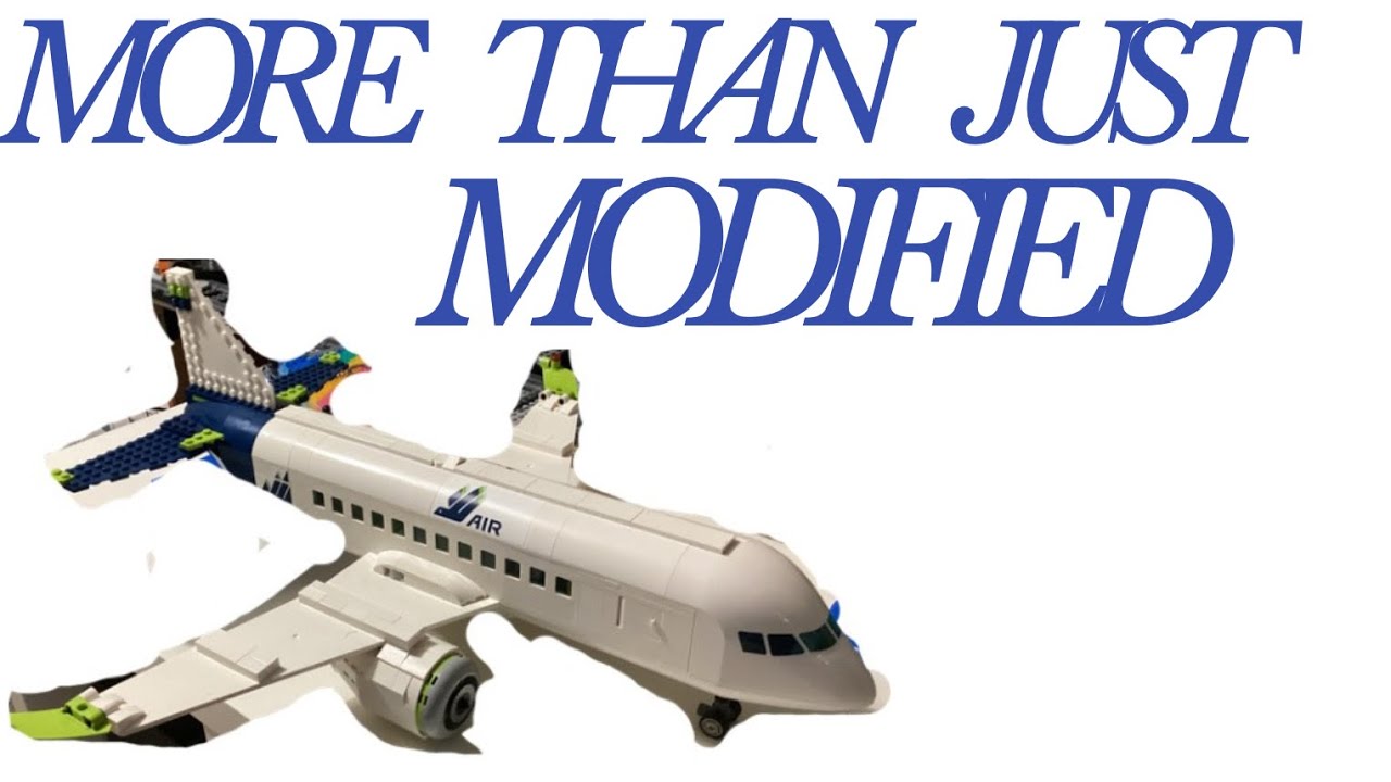 I Fully Customised My LEGO 60367 Passenger Airplane Set!